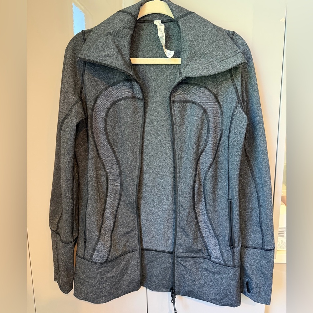 Lululemon Athletica Charcoal Zip-Up Jacket
